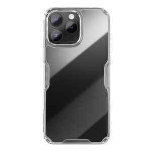Aizmugurējais vāciņš Nillkin  Nillkin Nature Pro Case for iPhone 16 Pro - transparent and white