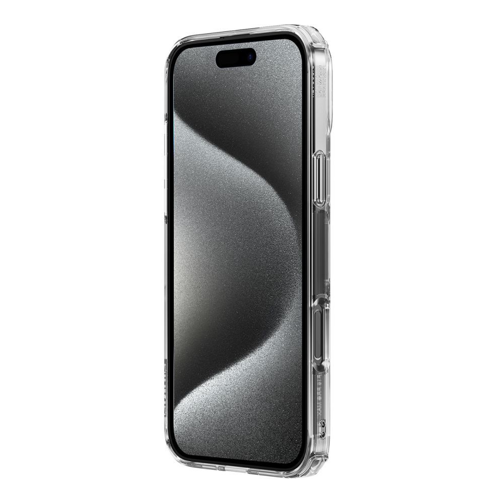 Back panel cover Nillkin Nillkin Nature Pro Case for iPhone 16 Pro - transparent and white
