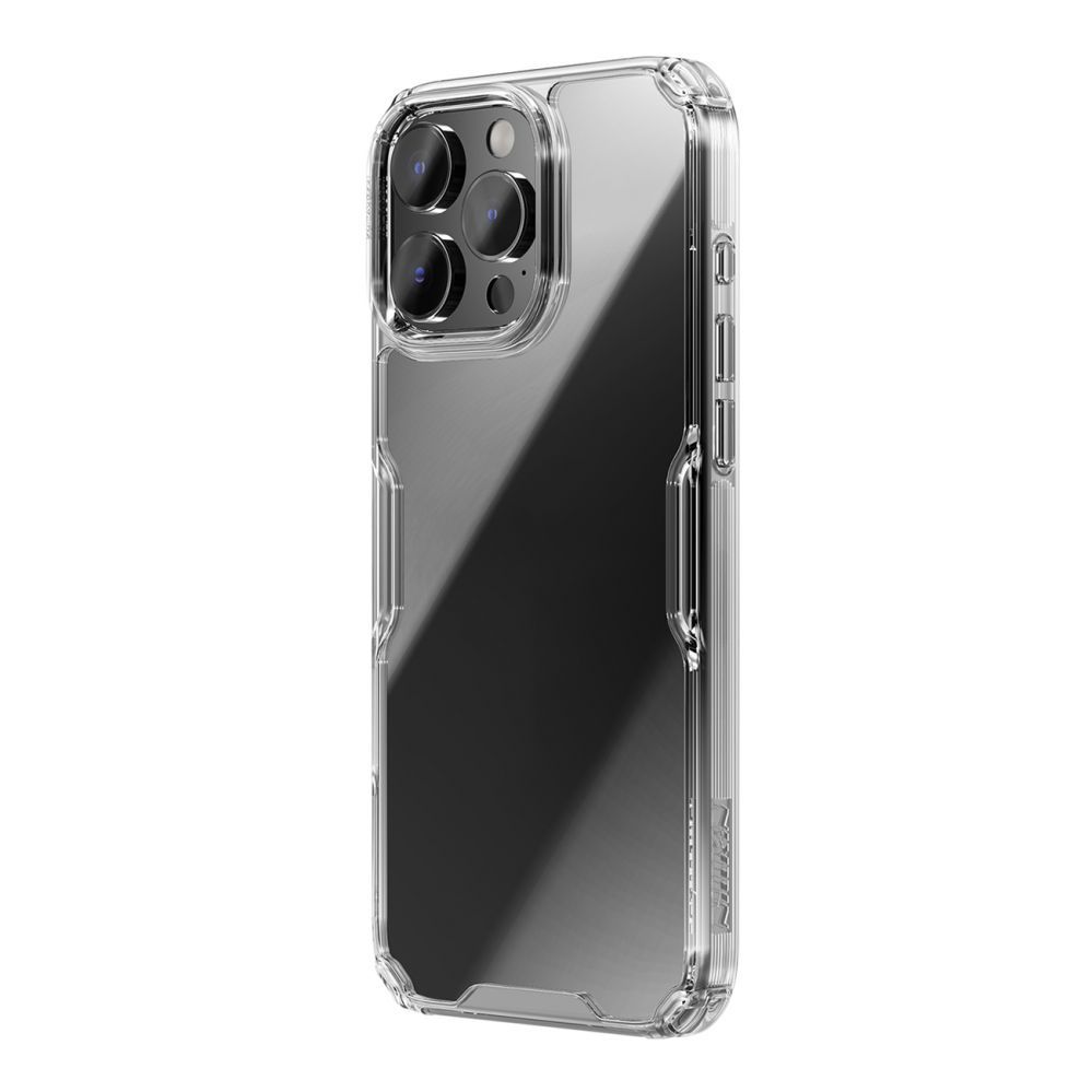 Back panel cover Nillkin Nillkin Nature Pro Case for iPhone 16 Pro - transparent and white