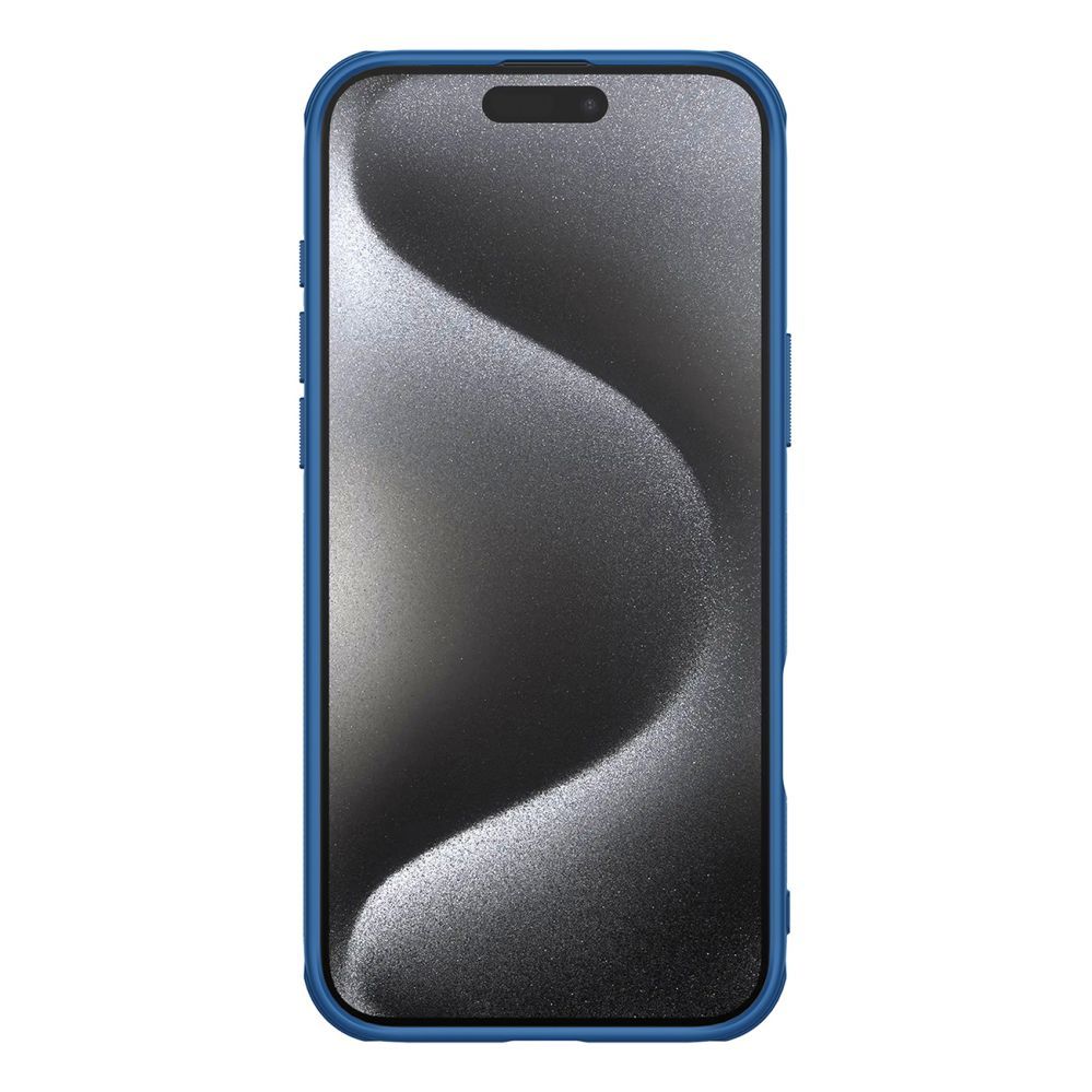 Back panel cover Nillkin Nillkin Super Frosted Shield Pro Magnetic Case for iPhone 16 Pro - blue