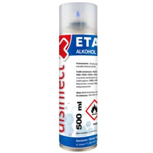 Kitas telefono priedas GSG24  ETHANOL - Ethyl alcohol denatured DISINFECT 99% spray 500ml 