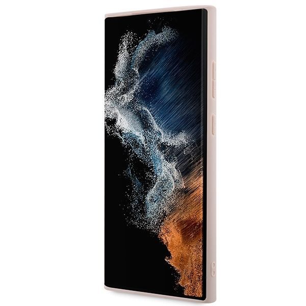 Tagakaaned Guess Guess GUHCS23L4GMGPI S23 Ultra S918 pink/pink hardcase 4G Big Metal Logo