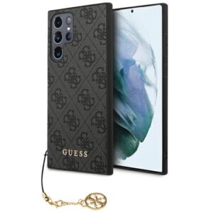Nugarėlės dėklai Guess  Guess GUHCS23LGF4GGR S23 Ultra S918 grey/grey hardcase 4G Charms Collection