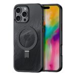 Aizmugurējais vāciņš Dux Ducis  Dux Ducis Aimo Mag Case with MagSafe and Stand for iPhone 16 Pro Max - Black 