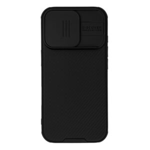 Nugarėlės dėklai Nillkin  Nillkin CamShield Pro Case for iPhone 16 Pro with camera cover - black 
