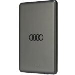 Внешний аккумулятор Audi  Powerbank Audi Big Logo MagSafe inductive 15W 5000mAh - gray 