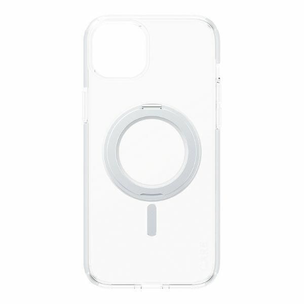 Back panel cover Panzer Glass CARE by PanzerGlass Kickstand Case MagSafe for iPhone 15 Plus - silver