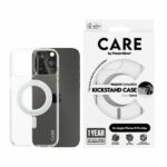 Back panel cover Panzer Glass  CARE by PanzerGlass Kickstand Case MagSafe for iPhone 15 Pro Max - silver 