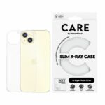Back panel cover Panzer Glass  CARE by PanzerGlass Slim X-Ray Case for iPhone 15 Plus - Clear 