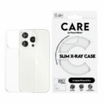Back panel cover Panzer Glass  CARE by PanzerGlass Slim X-Ray Case for iPhone 15 Pro - Clear 