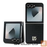 Back panel cover DKNY  DKNY Repeat Pattern Stack Logo Case for Samsung Galaxy Z Flip6 - Black 