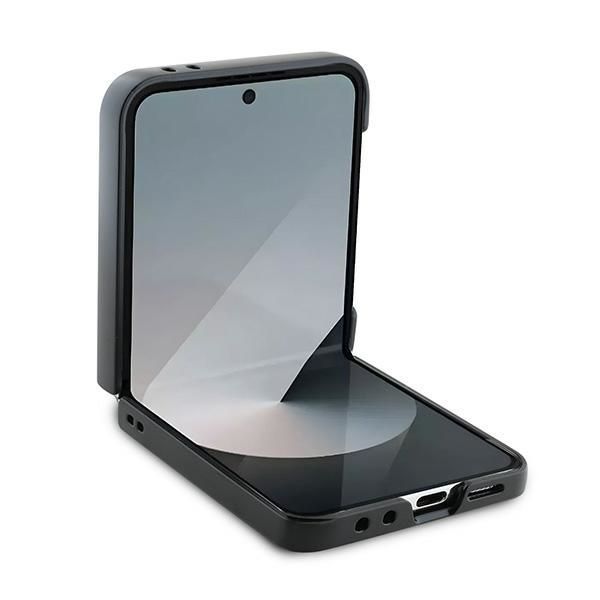 Tagakaaned DKNY DKNY Repeat Pattern Bottom Stripe Case for Samsung Galaxy Z Flip 6 - Brown