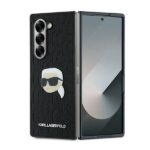 Nugarėlės dėklai Karl Lagerfeld  Karl Lagerfeld Saffiano Monogram Head Pin Case for Samsung Galaxy Z Fold 6 - Black 
