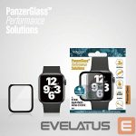 Protective glass Panzer Glass  PanzerGlass Curved Antibacterial Tempered Glass for Apple Watch 4/5/6/SE - 40mm - Black 