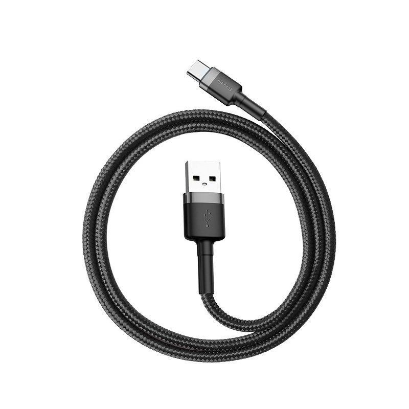 Cable Baseus Baseus Cafule cable USB-C 3A 1m (Gray+Black)
