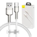 Kabelis Baseus  USB cable for USB-C Baseus Cafule, 66W, 1m (white) 