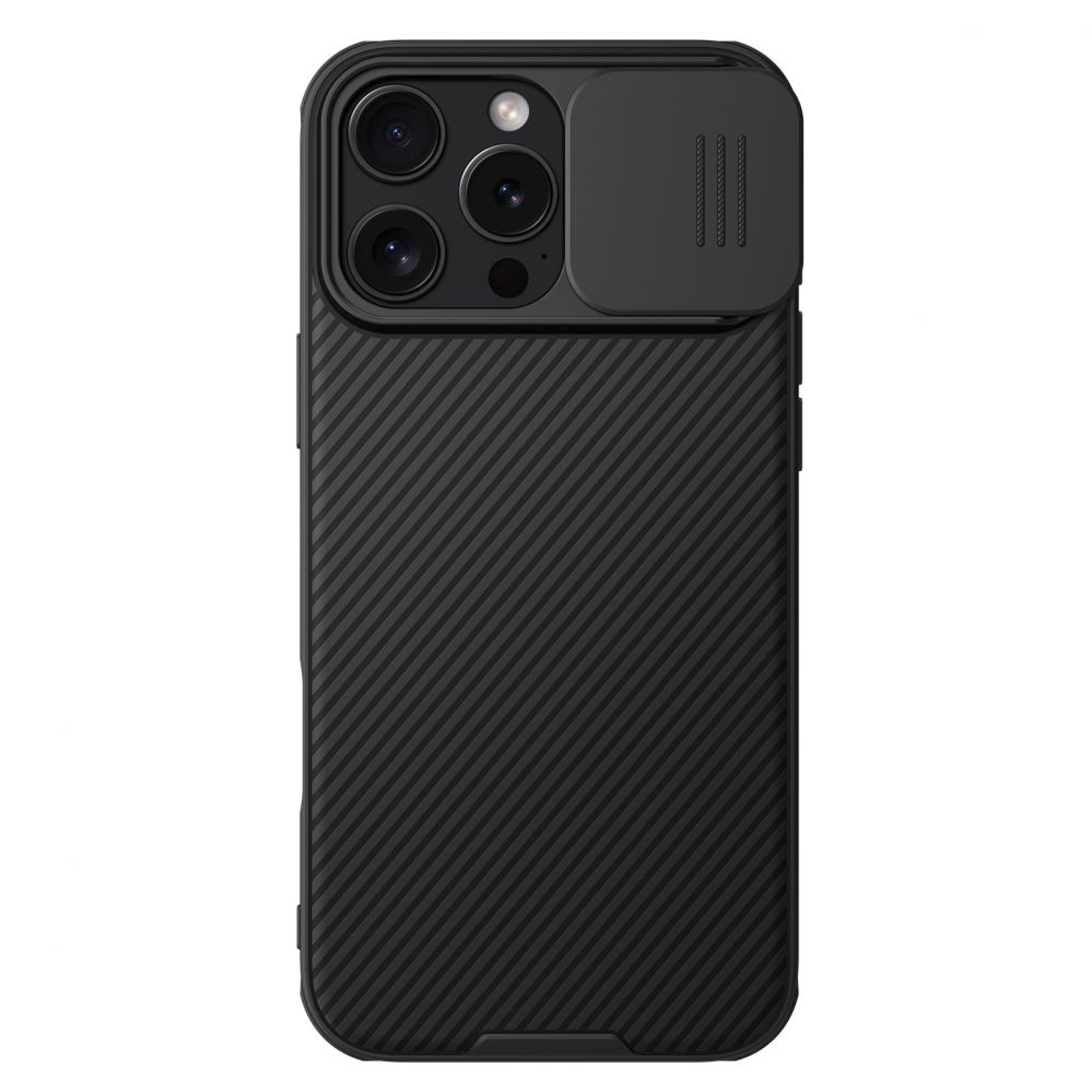 Back panel cover Nillkin - Nillkin CamShield Pro Magnetic Case for iPhone 16 Pro - black
