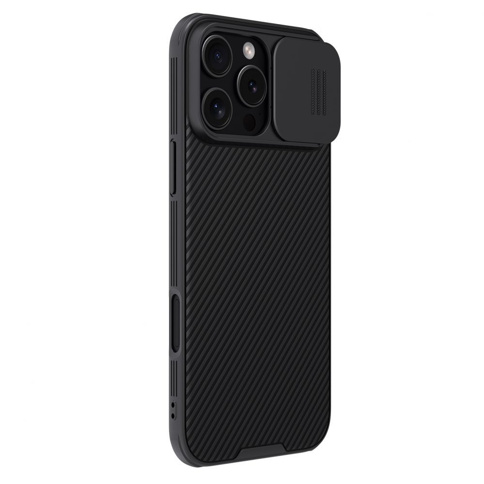 Back panel cover Nillkin - Nillkin CamShield Pro Magnetic Case for iPhone 16 Pro - black