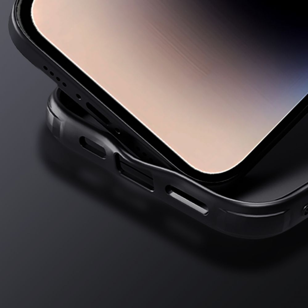 Back panel cover Nillkin - Nillkin CamShield Pro Magnetic Case for iPhone 16 Pro - black
