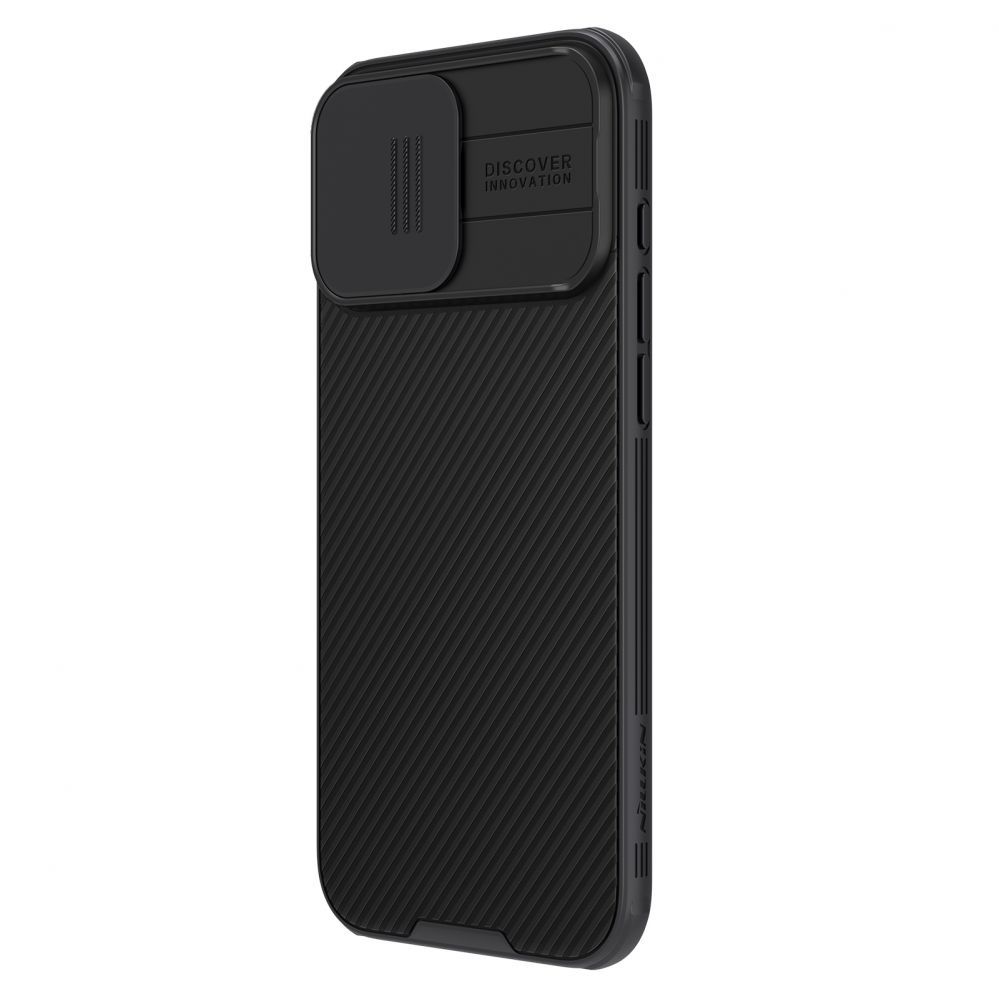 Back panel cover Nillkin - Nillkin CamShield Pro Magnetic Case for iPhone 16 Pro - black