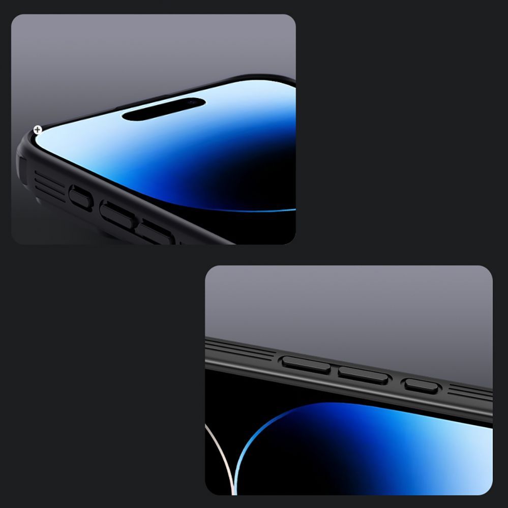 Back panel cover Nillkin Nillkin CamShield Pro Case for iPhone 16 Pro Max with camera cover - black