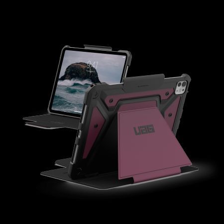 Back panel cover UAG UAG Metropolis SE Case with Stand and Apple Pencil Holder for iPad Pro 11" 2024 - Red