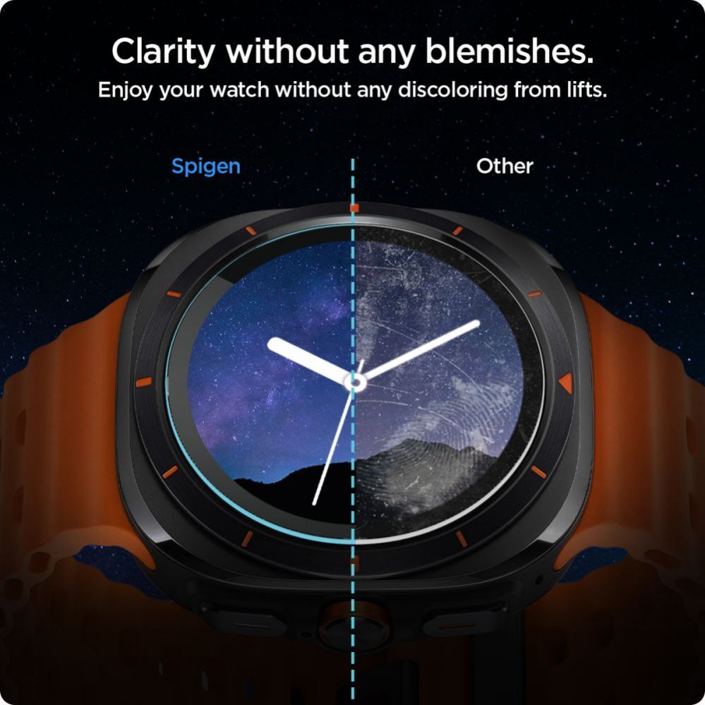 Muu telefoni lisavarustus Spigen Spigen Glas.TR EZ Fit Tempered Glass for Samsung Galaxy Watch Ultra (47mm) - Clear (2-pack)