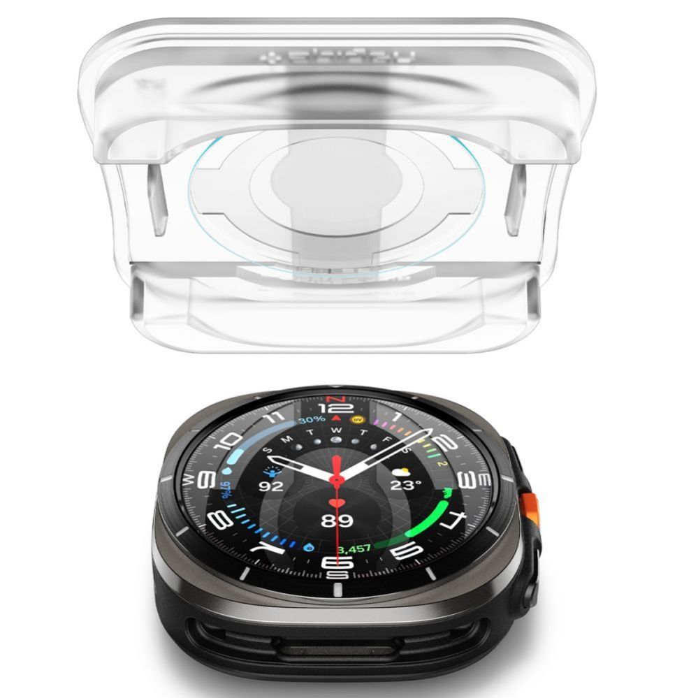 Muu telefoni lisavarustus Spigen Spigen Glas.TR EZ Fit Tempered Glass for Samsung Galaxy Watch Ultra (47mm) - Clear (2-pack)