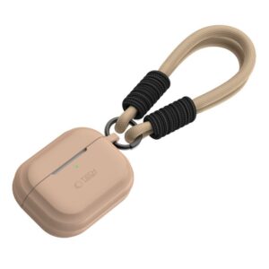 Other Phone Accessory Tech-Protect  Tech-Protect Silicone Rope Case for Apple AirPods Pro 1/2 - Light Brown 