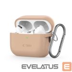 Muu telefoni lisavarustus Tech-Protect  Tech-Protect Silicone Hook Case for Apple AirPods Pro 1 / 2 - Beige 