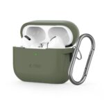 Чехол для наушников Tech-Protect Apple AirPods Pro 1 / 2 Silicone Hook Case Green