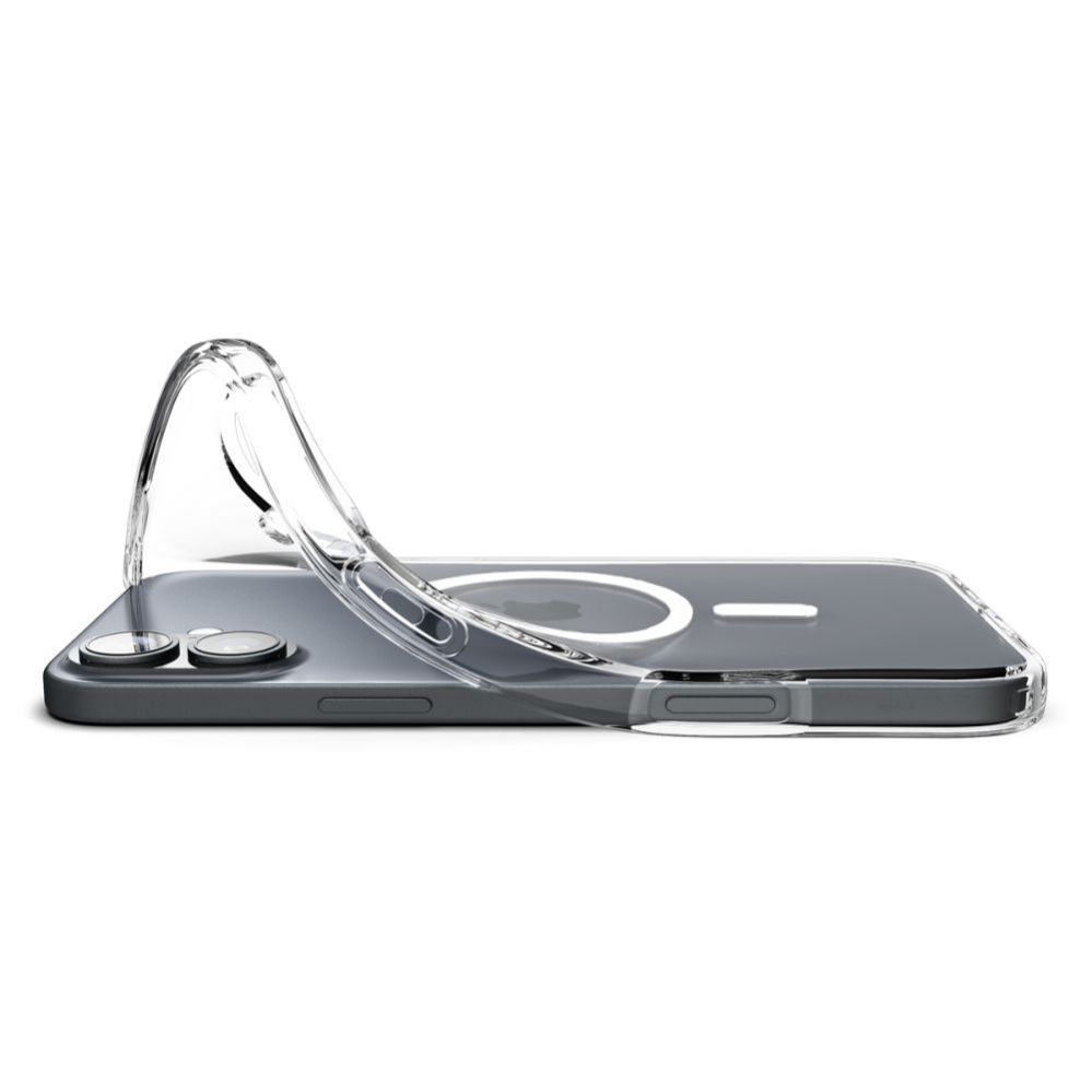 Back panel cover Spigen Spigen Liquid Crystal Mag Case with MagSafe for iPhone 16 - Clear