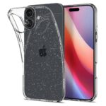 Чехол на заднюю панель Spigen  Spigen Liquid Crystal iPhone 16 Case - Clear Glitter 