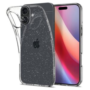 Чехол на заднюю панель Spigen  Spigen Liquid Crystal iPhone 16 Case - Clear Glitter 