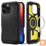 Back panel cover Spigen  Spigen Tough Armor MagSafe Case with Stand for iPhone 16 Pro - Black 