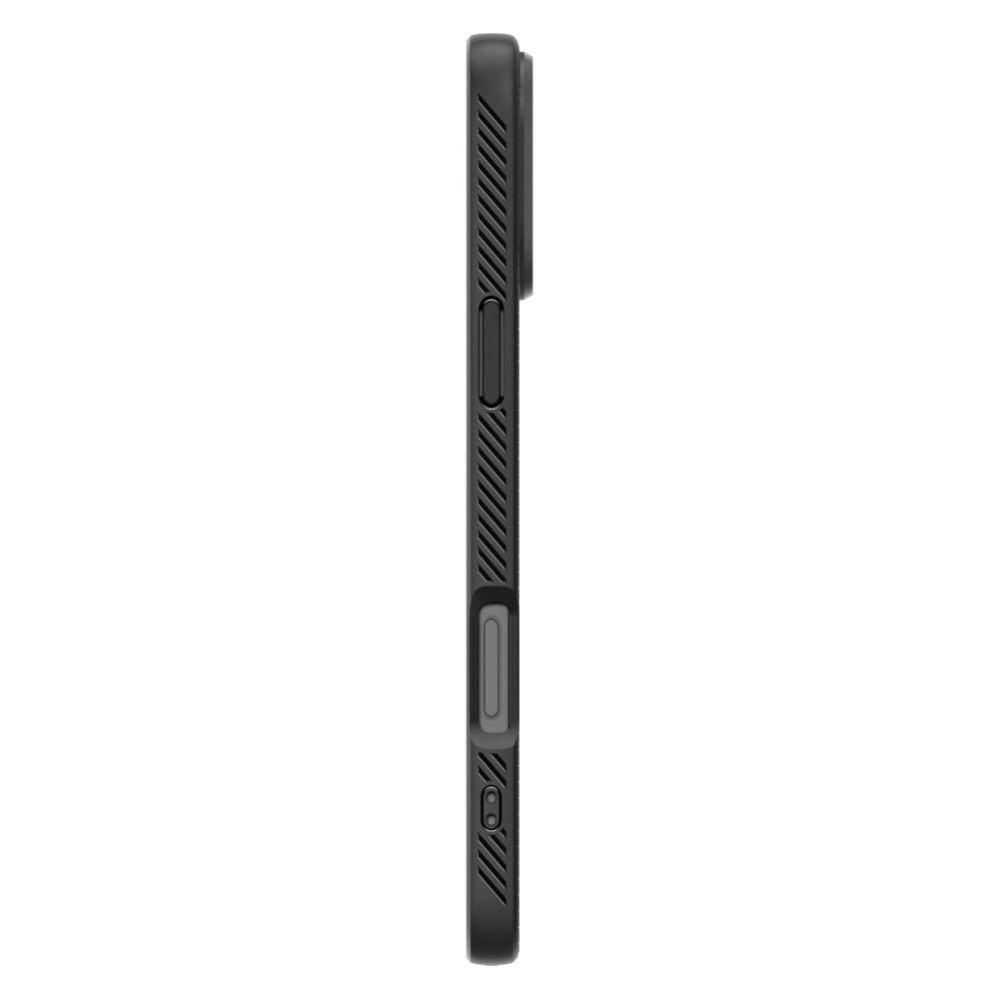 Back panel cover Spigen Spigen Liquid Air iPhone 16 Pro Case - Black