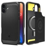 Nugarėlės dėklai Spigen  Spigen Rugged Armor MagSafe Case for iPhone 16 Plus - Black 