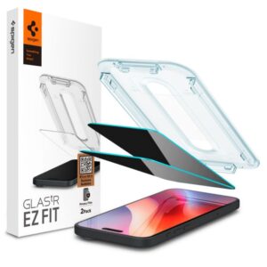 Protective glass Spigen  Spigen Glas.tR EZ Fit Privacy Tempered Glass for iPhone 16 Pro Max / 17 Pro Max - 2 pcs. 