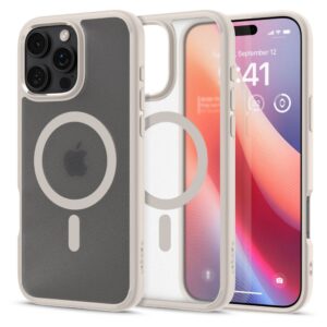 Aizmugurējais vāciņš Spigen  Spigen Ultra Hybrid Mag case with MagSafe for iPhone 16 Pro Max - titanium 