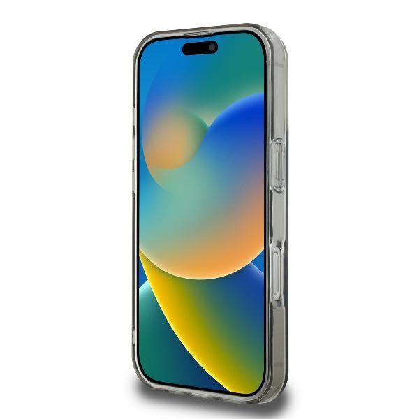 Muu telefoni lisavarustus Guess Guess IML Flowers Wreath MagSafe iPhone 16 Pro Case - Black