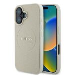 Muu telefoni lisavarustus Guess  Guess Grained Ring MagSafe case for iPhone 16 - beige 