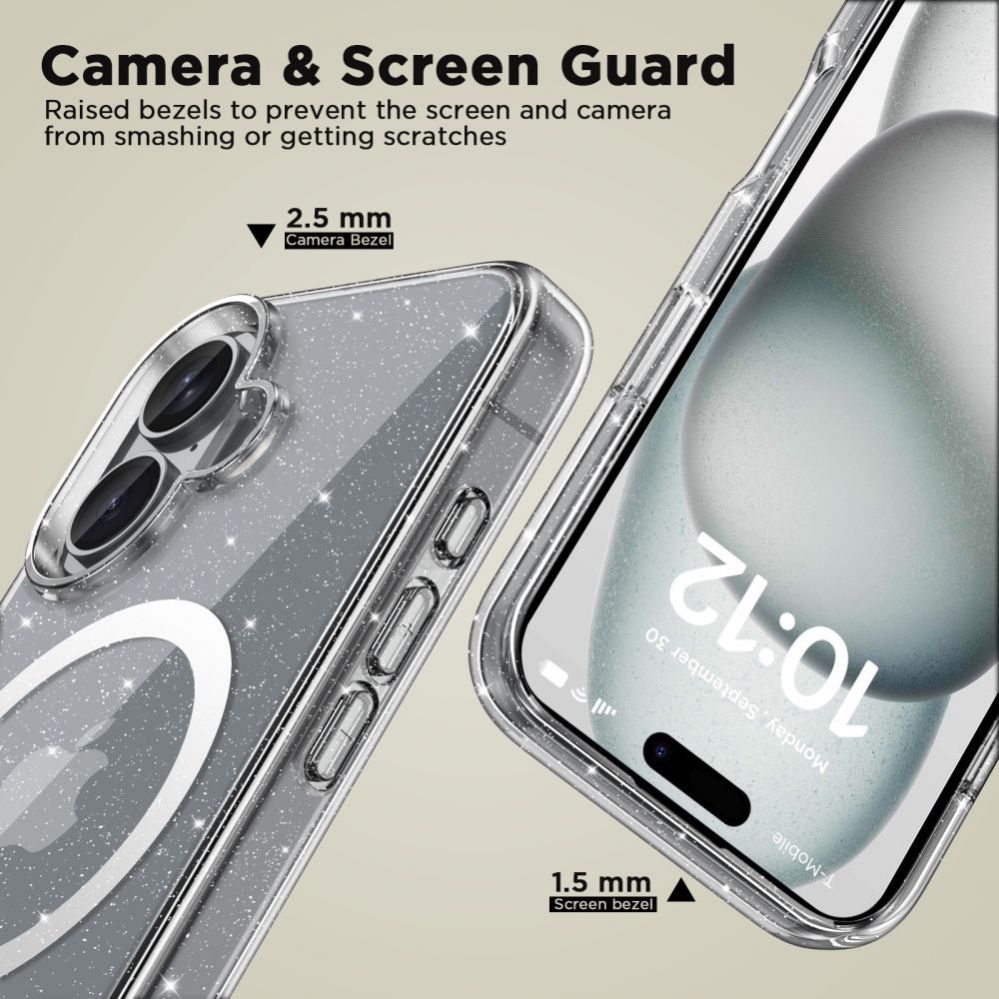Other Phone Accessory Tech-Protect Tech-Protect FlexAir Hybrid MagSafe iPhone 16 Case - Clear