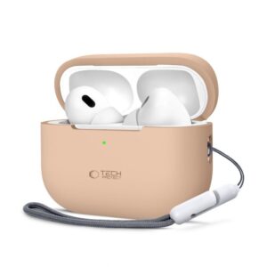 Other Phone Accessory Tech-Protect  Tech-Protect Silicone Case for Apple AirPods Pro 1 / 2 - Beige 