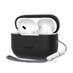 Headphone case Tech-Protect Apple AirPods Pro 1 / 2 Silicone Case Black