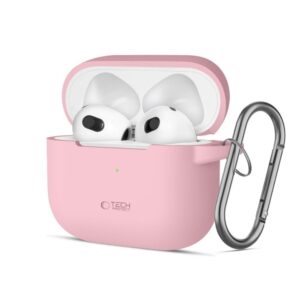 Other Phone Accessory Tech-Protect  Tech-Protect Silicone Hook Case for Apple AirPods 3 - Pink 