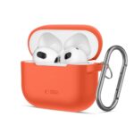 Kitas telefono priedas Tech-Protect  Tech-Protect Silicone Hook Case for Apple AirPods 3 - Orange 