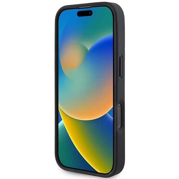 Other Phone Accessory BMW BMW Signature Leather Textured & Line MagSafe iPhone 16 Pro Case - Black