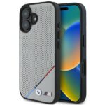Other Phone Accessory BMW  BMW M Perforated Tricolor Line MagSafe iPhone 16 Case - Gray 