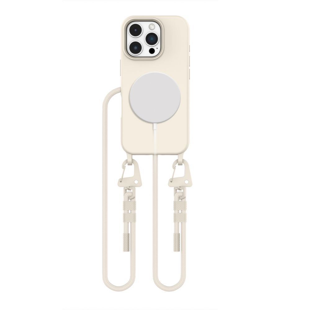 Other Phone Accessory Tech-Protect Tech-Protect MagNecklace MagSafe Case for iPhone 16 Pro Max - Beige