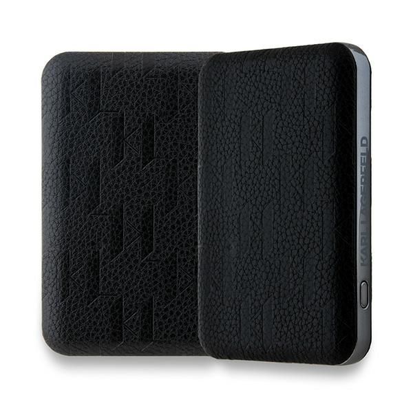Muu telefoni lisavarustus Karl Lagerfeld Karl Lagerfeld Powerbank inductive KLPB5FPGKSCHHK 16W 5000mAh black/black Choupette Head Pin MagSafe
